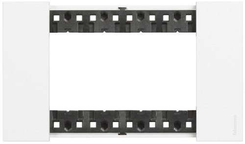 Рамка горизонтальная Legrand BTicino Living Now 1-м. 4 мод. белый картинка